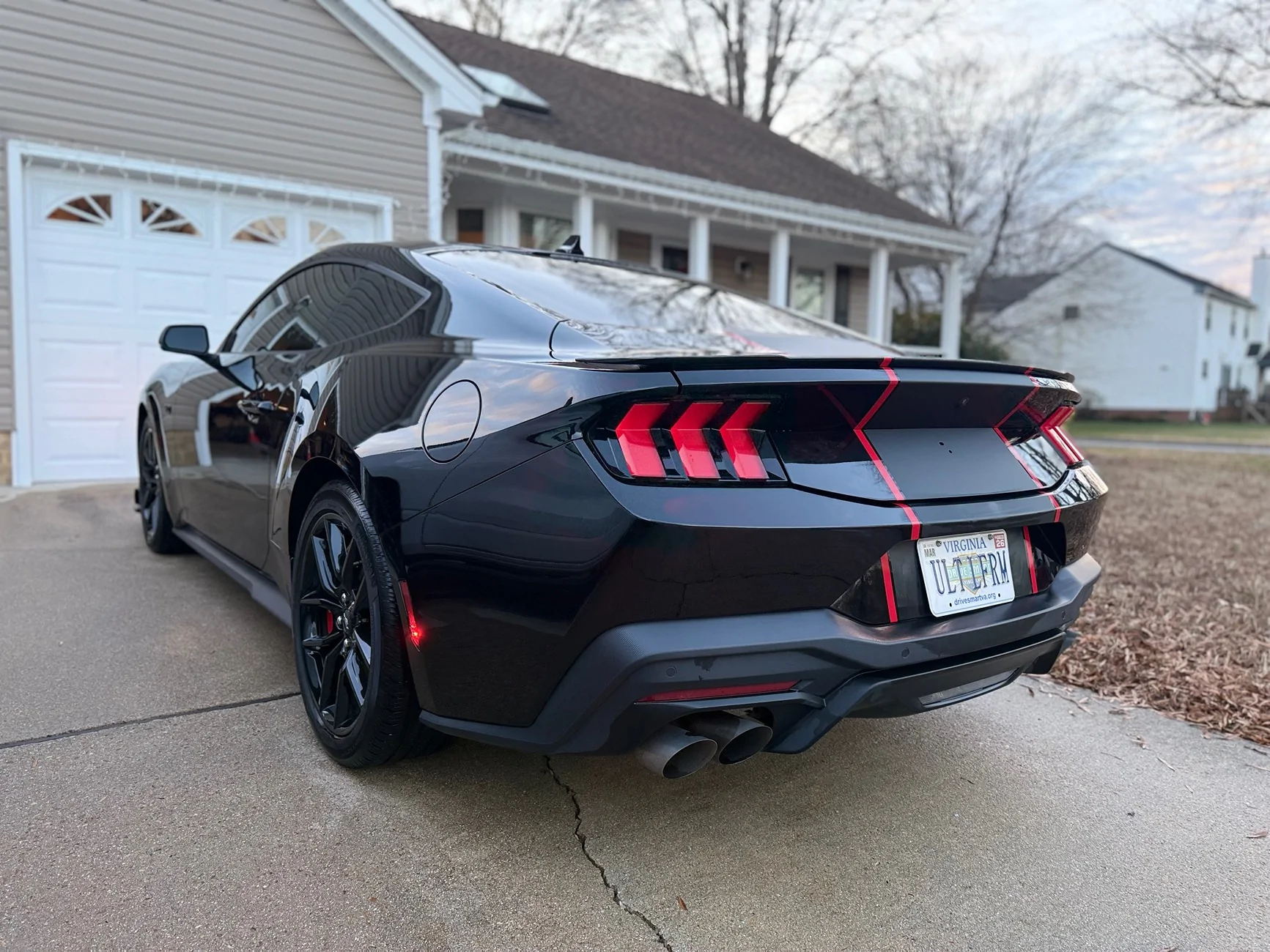 S650 Mustang Super Snake Stripes Installed! IMG_5612