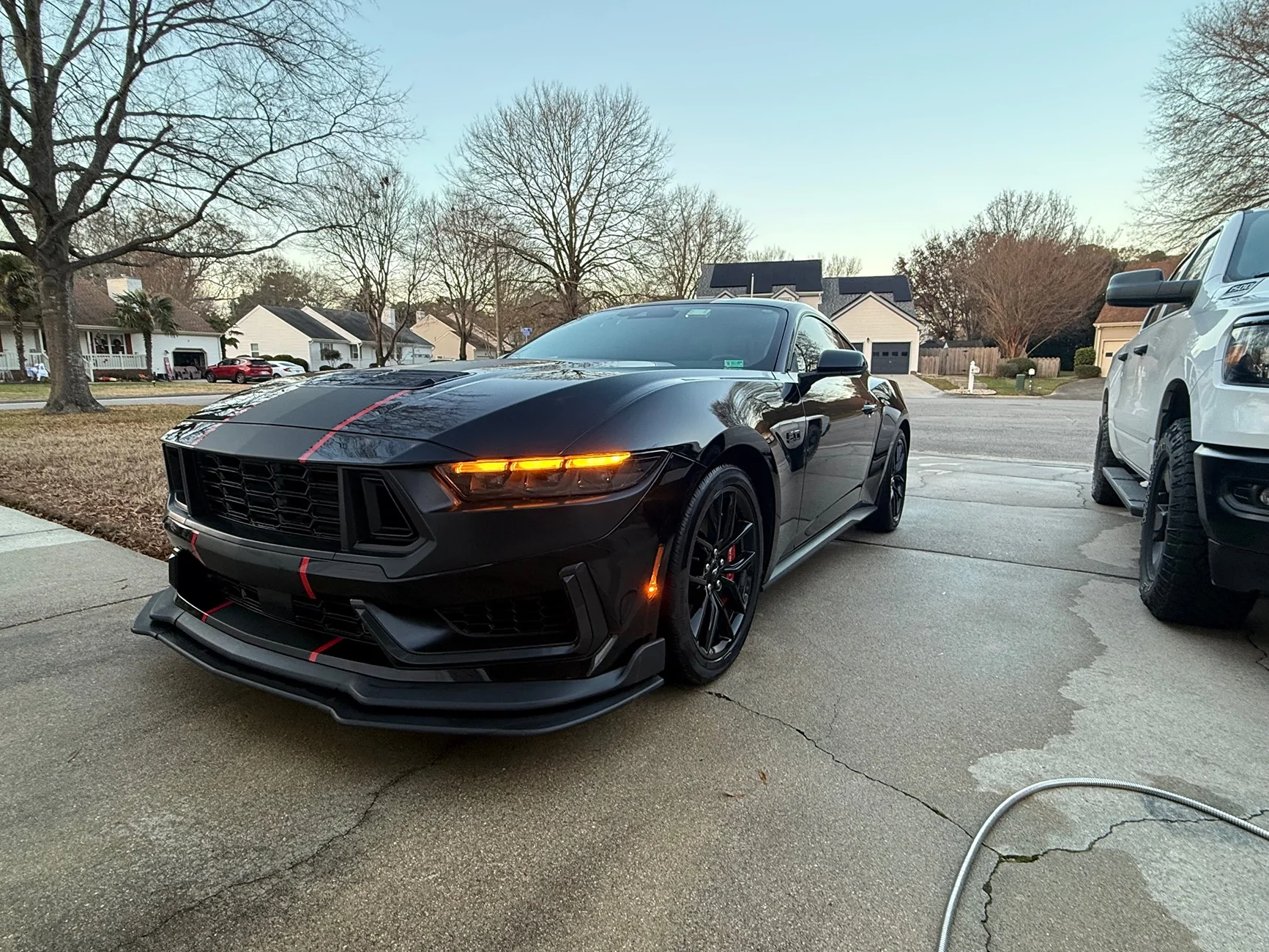 S650 Mustang Super Snake Stripes Installed! IMG_5609
