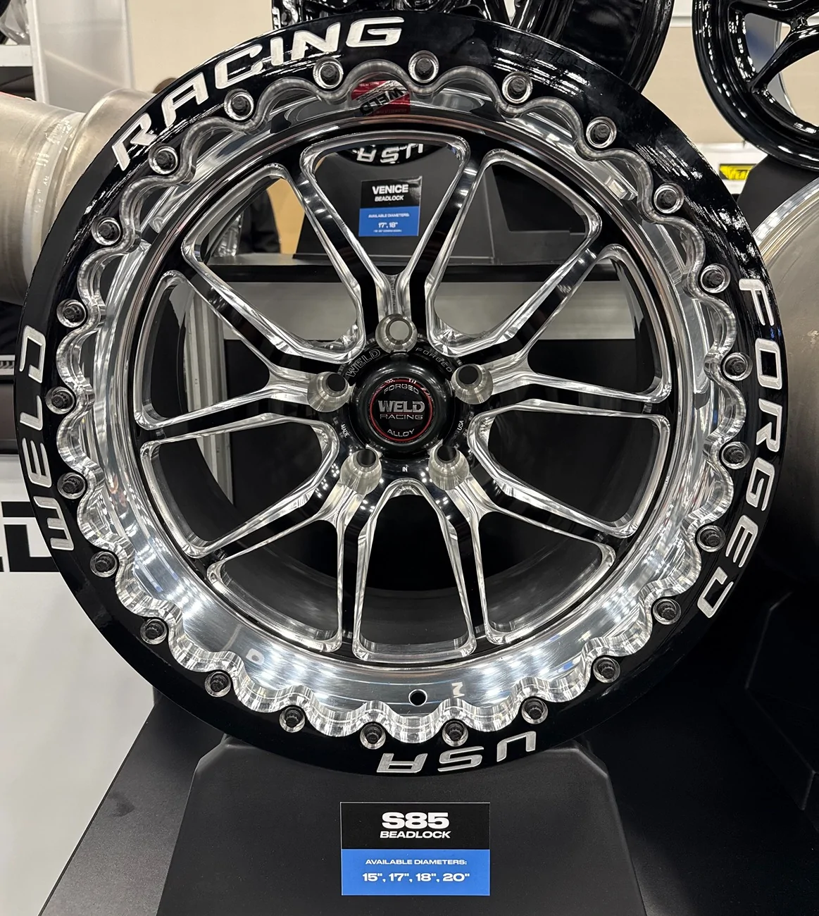 WELD Racing RT-S S85 Beadlock and Non-Beadlock Drag Wheels in 15inch 17inch 18inch 20inch.webp