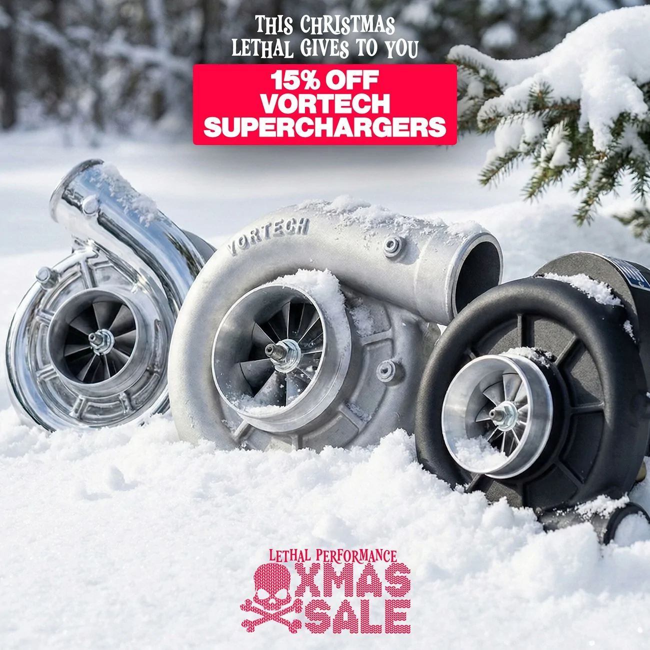 S650 Mustang LETHAL PERFORMANCE 'DAYS TILL CHRISTMAS' SALE BEGINS NOW! vortech1