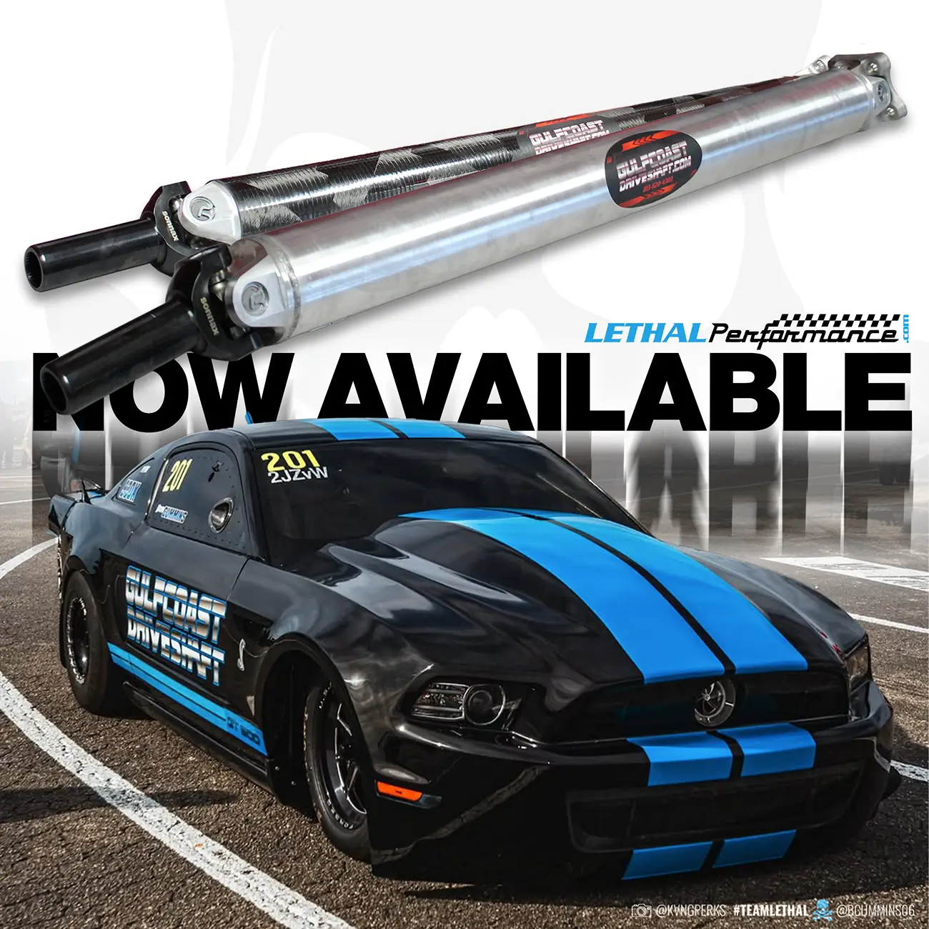 S650 Mustang GULFCOAST DRIVESHAFTS NOW AVAILABLE AT LETHAL PERFORMANCE! gulfcoast_mustang_