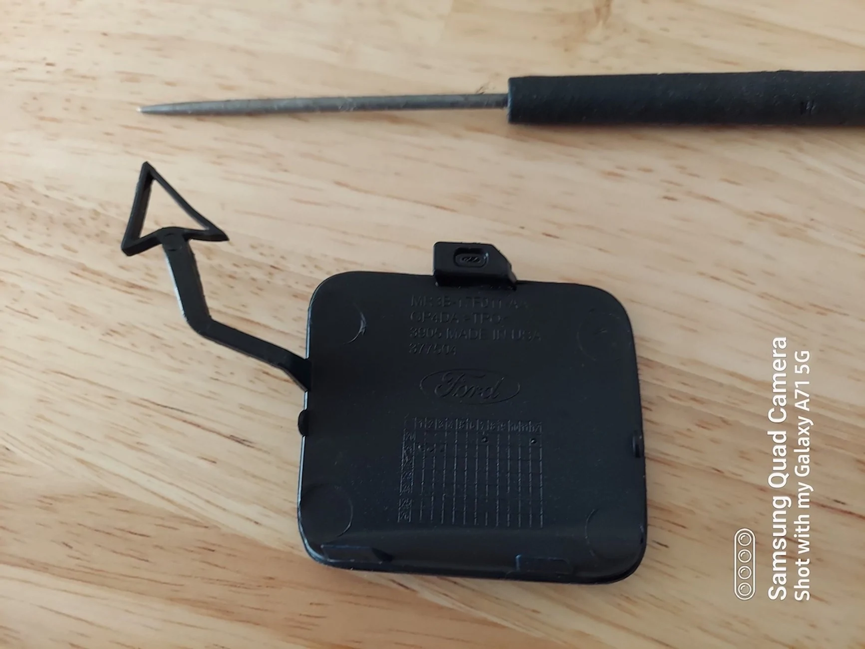 S650 Mustang what is everyone using for tow hook? plate and tow hook 001