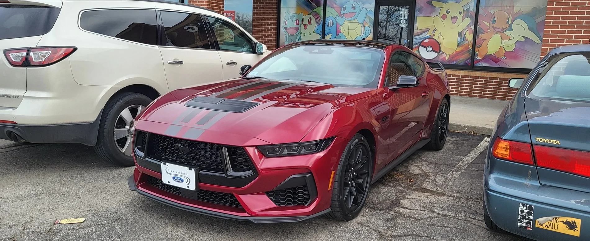 S650 Mustang New Orange Fury, Molten Magenta and Adriatic Blue colors on S650 20251220_111056