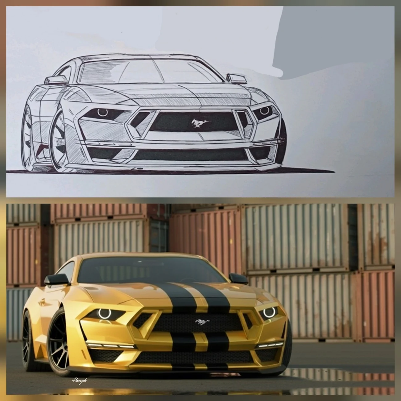 S650 Mustang Would anyone like to see Ford use the 7.3L Godziila V8 in a Mustang, resurrecting the Boss 429? 20251229_000005