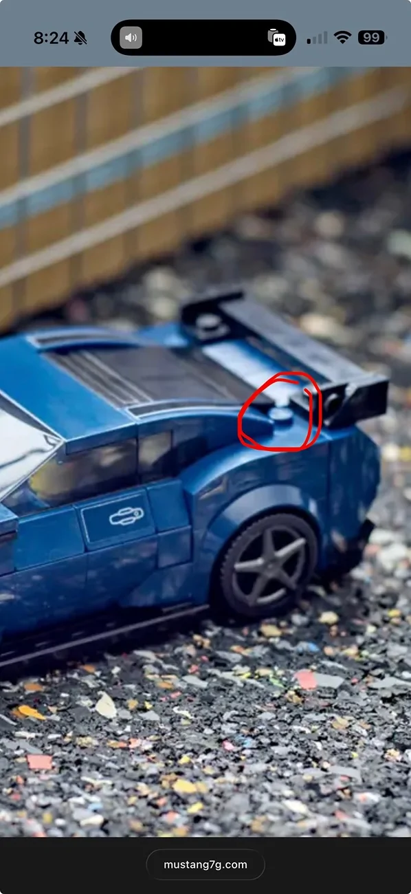 S650 Mustang Mustang Dark Horse Lego IMG_0079