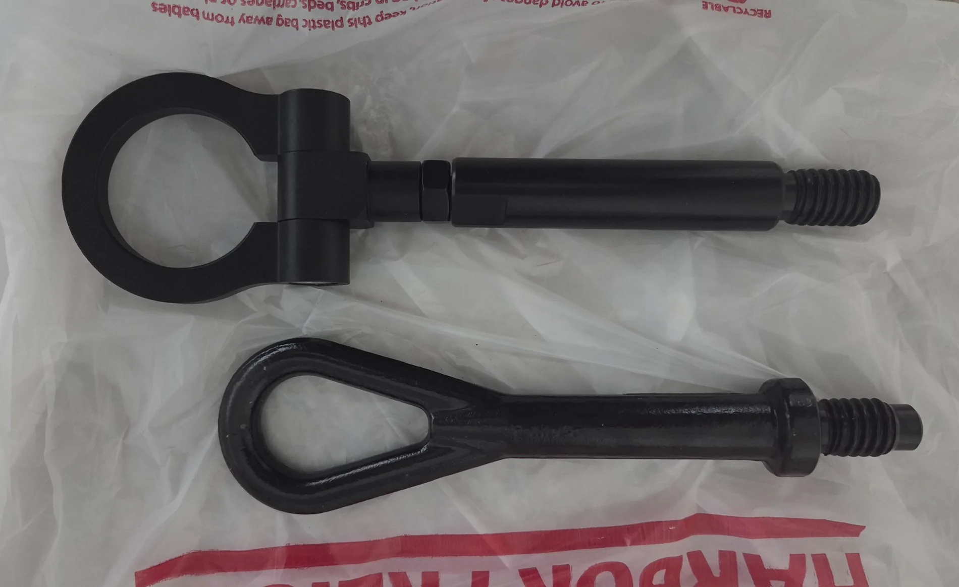 S650 Mustang what is everyone using for tow hook? 20260105_164958