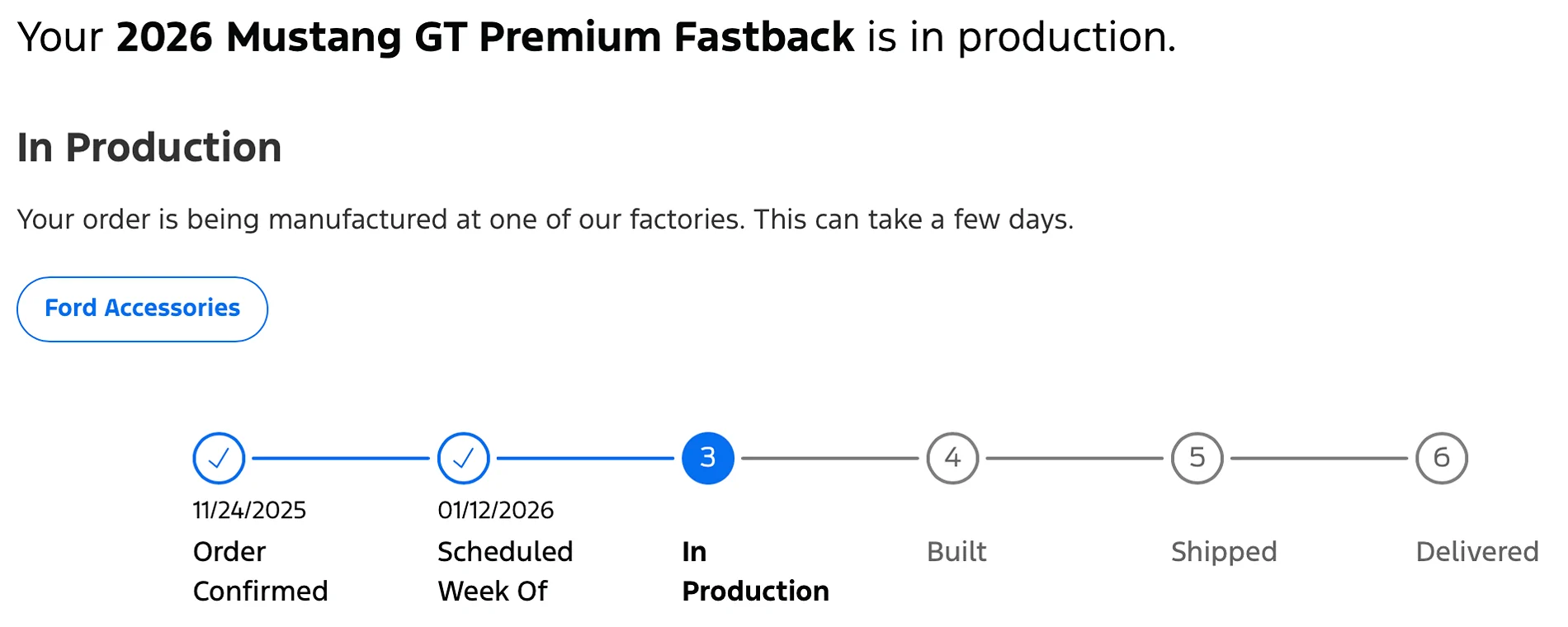 S650 Mustang ‘26 Order Update- Vin in 3 days Build Date Mid November Screenshot 2026-01-07 at 01.53.42