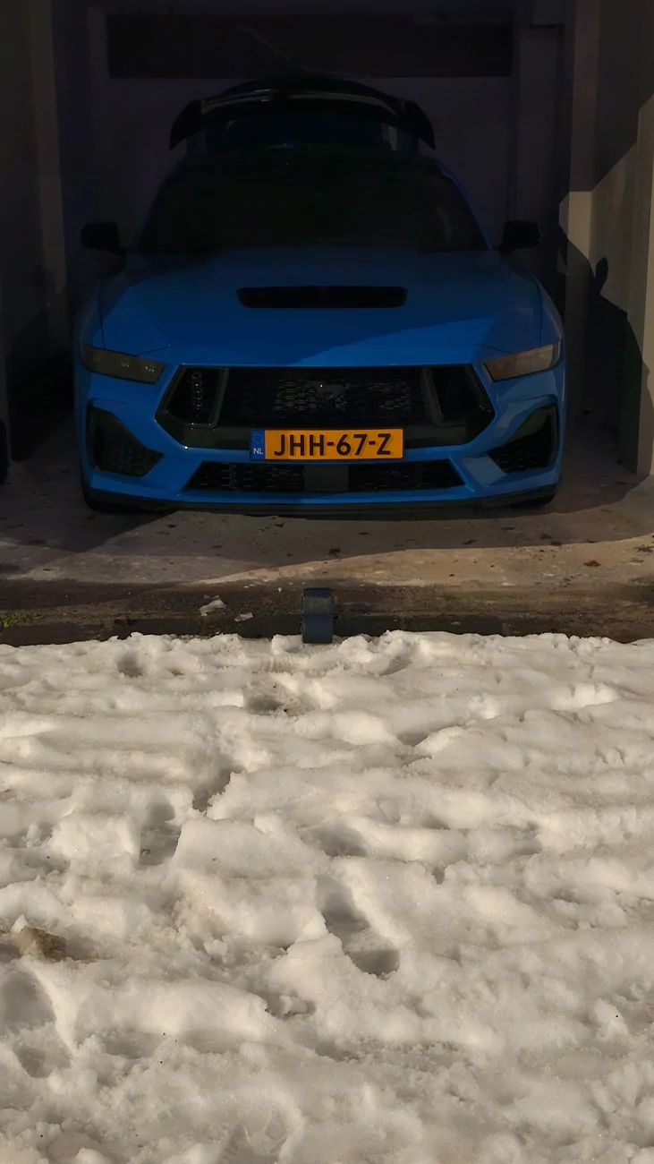 S650 Mustang Share some Winter Driving Pics and experience  (it won't melt) 20260108_175000