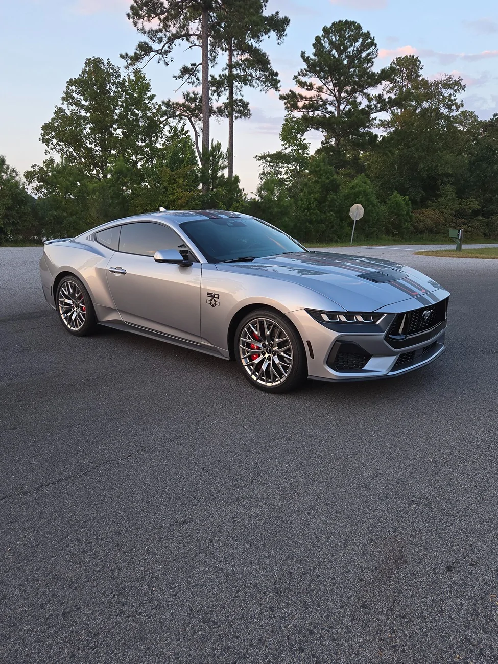 S650 Mustang 20's on stock magnaride suspension 20250919_192208