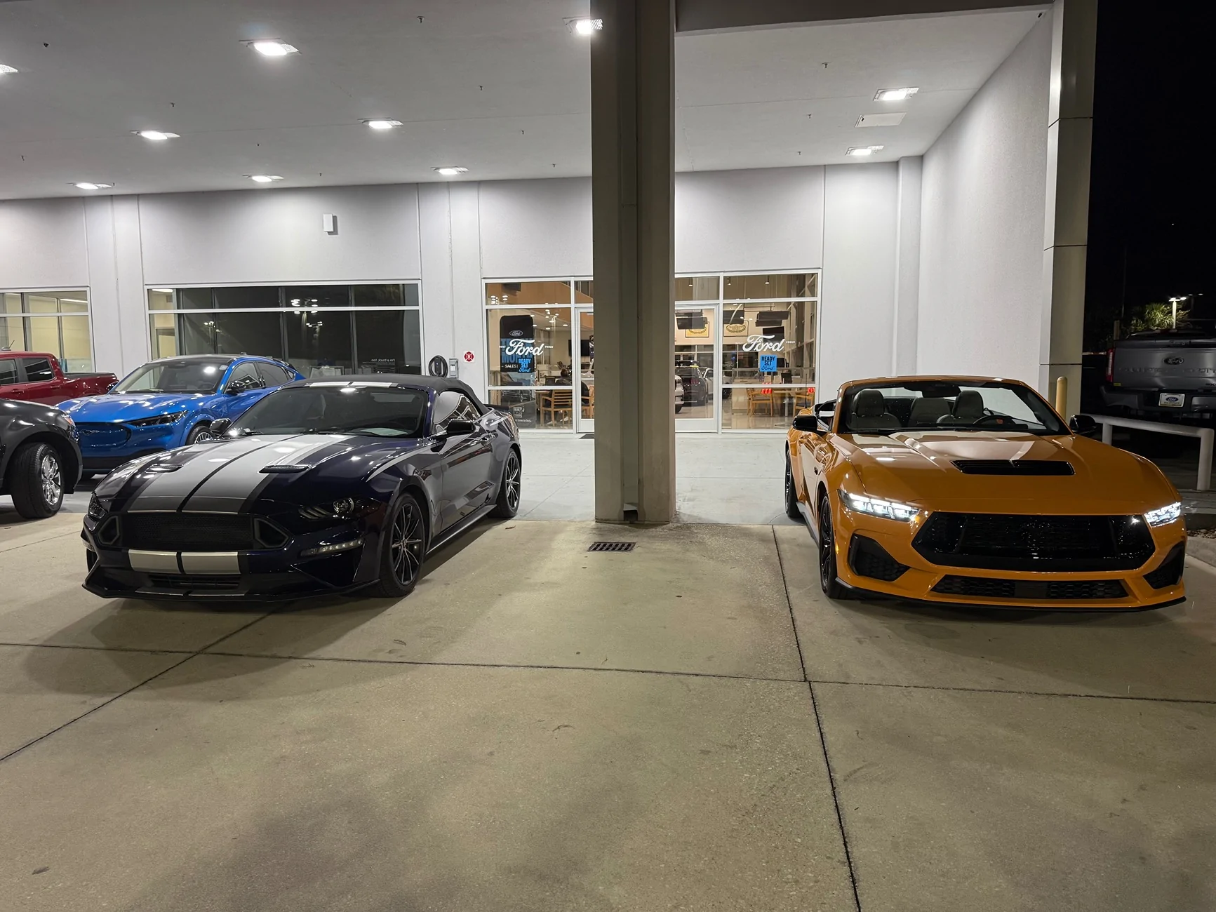 S650 Mustang New 2026 Mustang GT Convertible (Orange Fury) owner IMG_8923