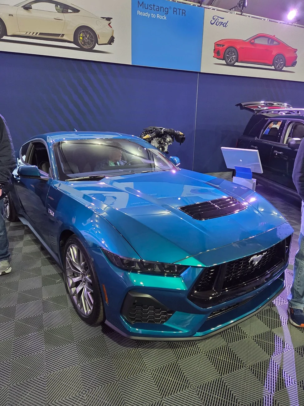 S650 Mustang New Orange Fury, Molten Magenta and Adriatic Blue colors on S650 16864