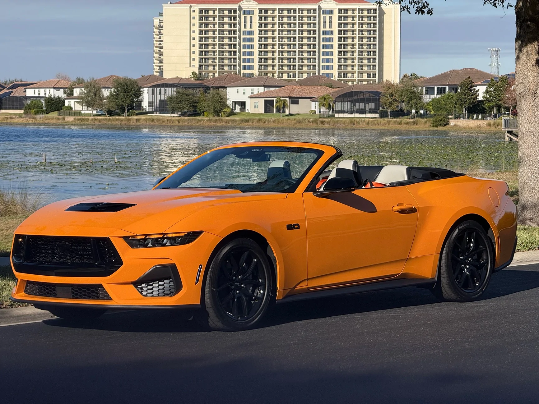 S650 Mustang New 2026 Mustang GT Convertible (Orange Fury) owner {filename}