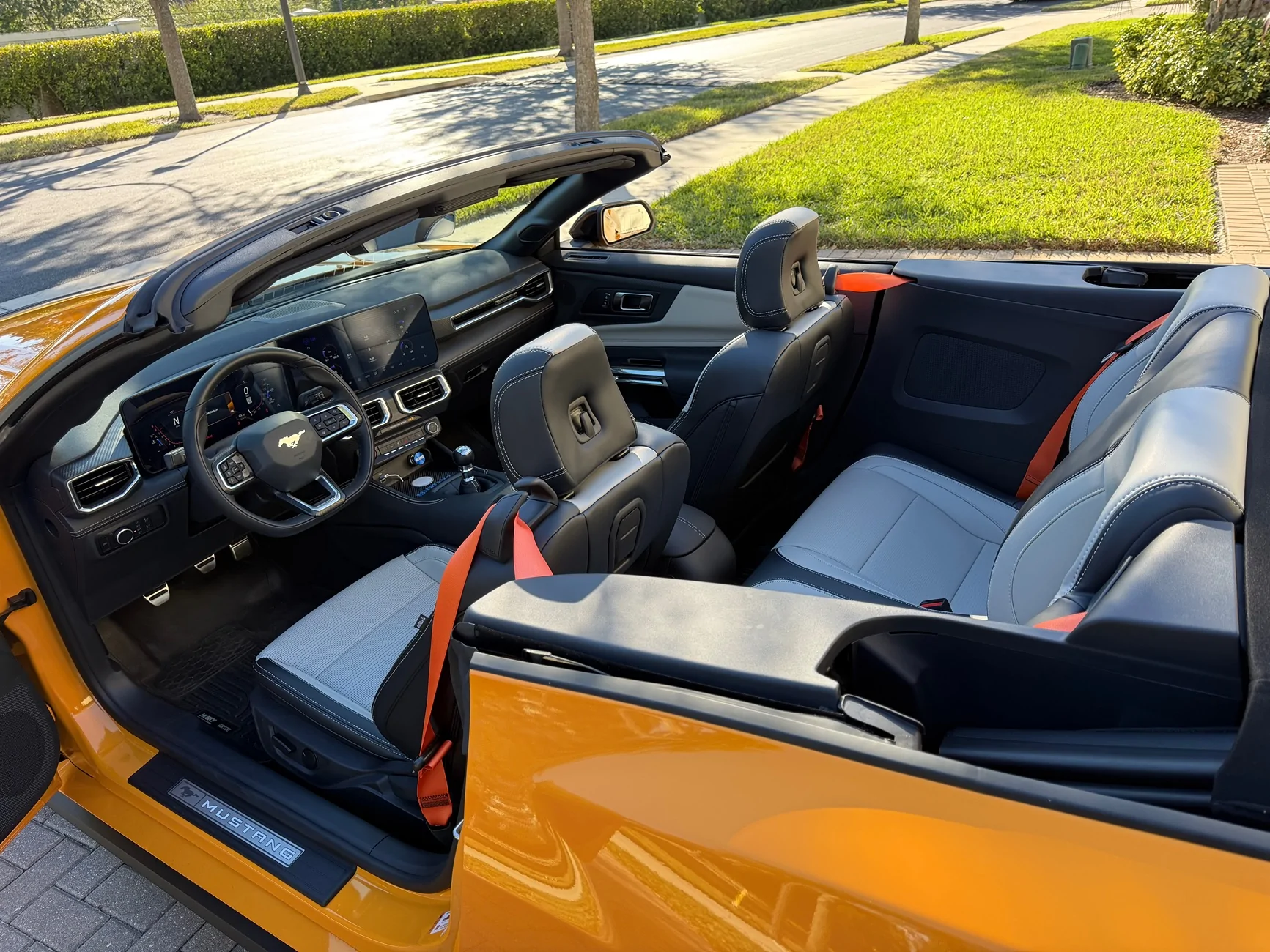 S650 Mustang New 2026 Mustang GT Convertible (Orange Fury) owner {filename}
