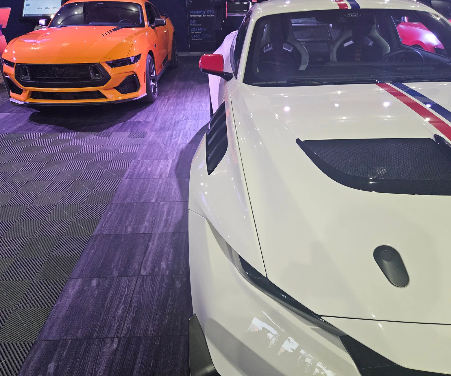 S650 Mustang Dark Horse SC and GTD at Barrett Jackson Auction 20260120_173425