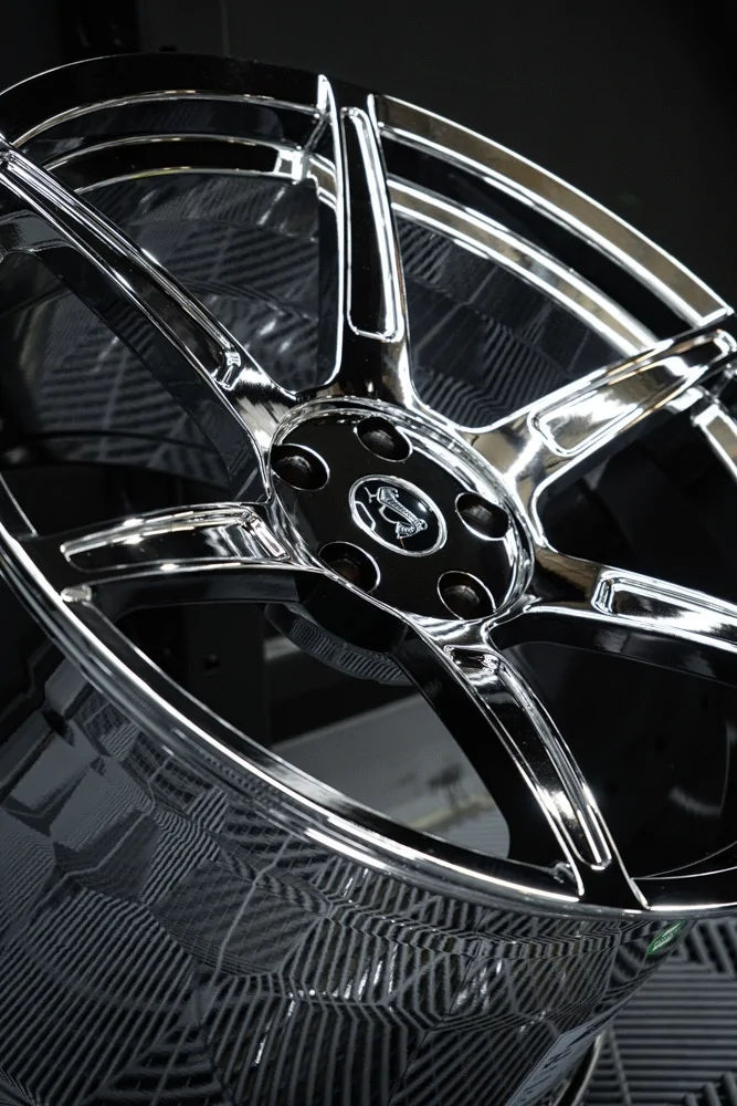 S650 Mustang Modern Muscle Monoblock Forged Wheels for Mustang GT, Mach 1, GT350, GT500 19" 20" - Light weight & Concave Design MODERN-MUSCLE-WHEELS-M6-chrome-7
