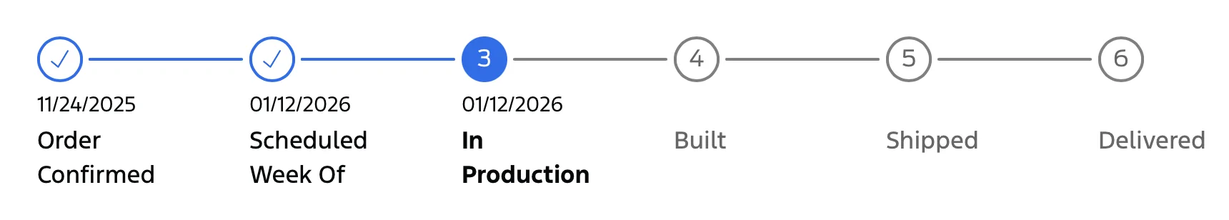 S650 Mustang ‘26 Order Update- Vin in 3 days Build Date Mid November Screenshot 2026-01-23 at 18.27.30