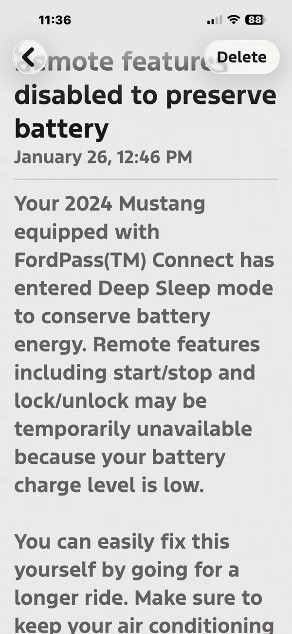 S650 Mustang Battery Saver Mode and Cold Temperatures. IMG_2302