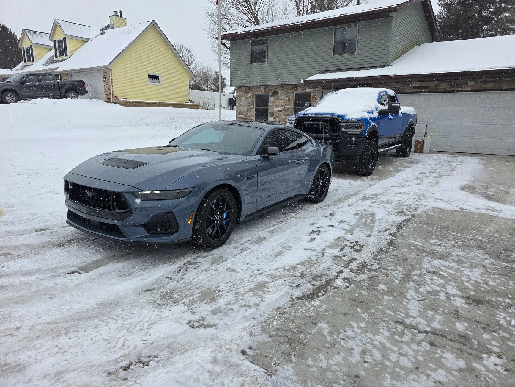 S650 Mustang Share some Winter Driving Pics and experience  (it won't melt) 1000024788
