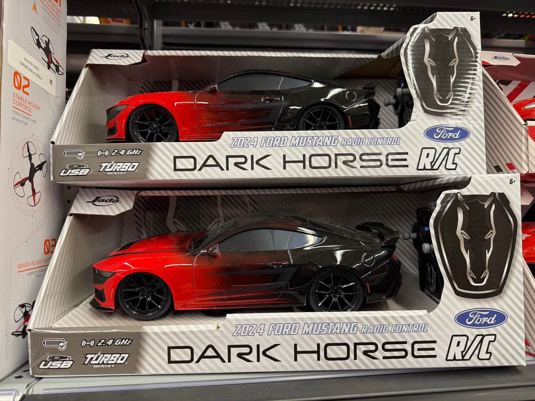 S650 Mustang First S650 2024 Ford Mustang Diecast! 1/18 Dark Horse in Carbonized Gray IMG_0281