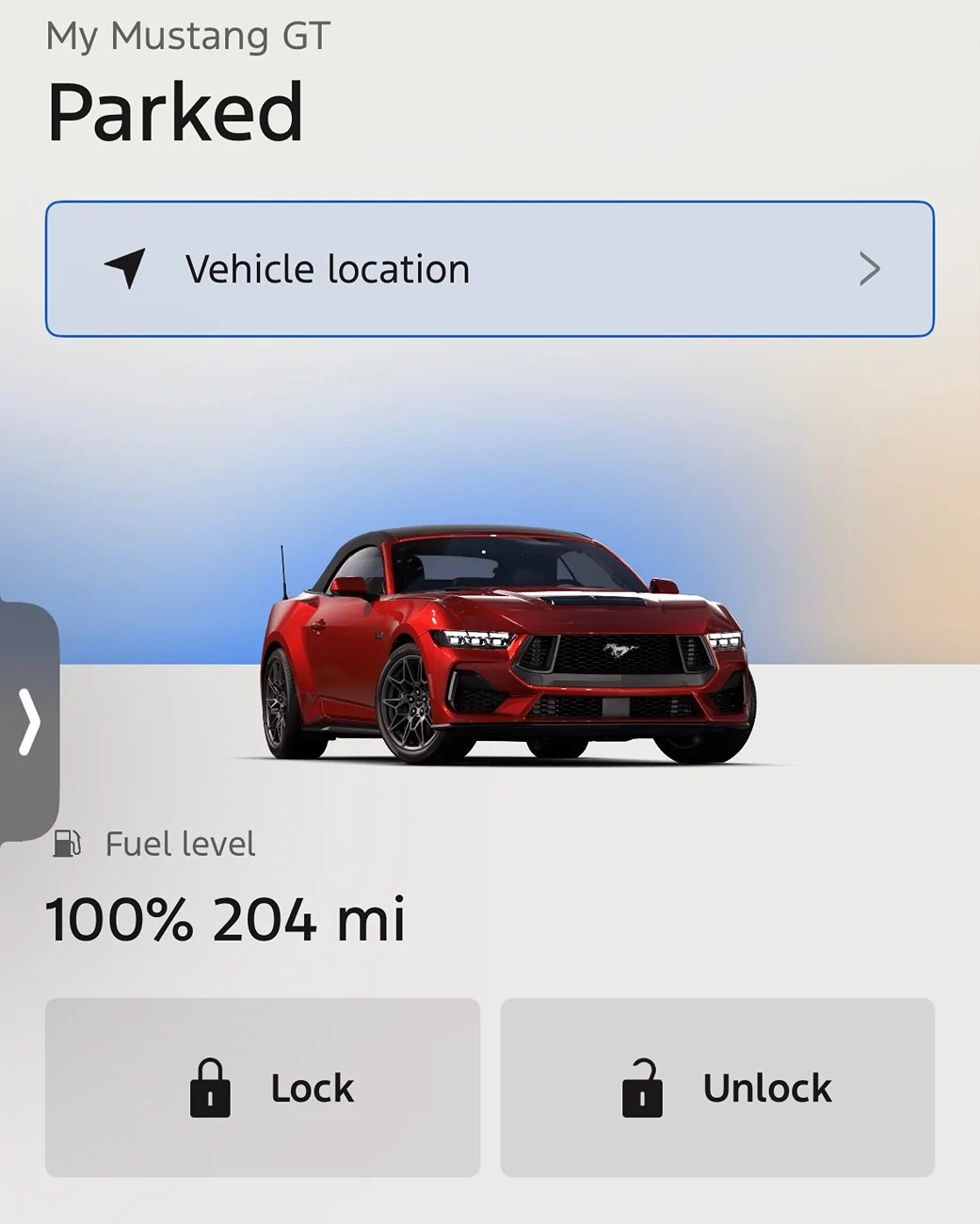 S650 Mustang Tire pressure in app IMG_7162