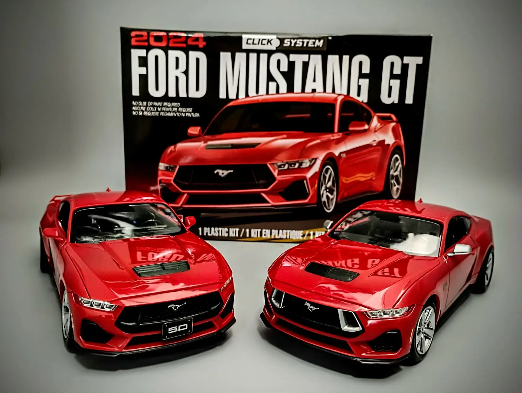 S650 Mustang First S650 2024 Ford Mustang Diecast! 1/18 Dark Horse in Carbonized Gray 1770394516874-79
