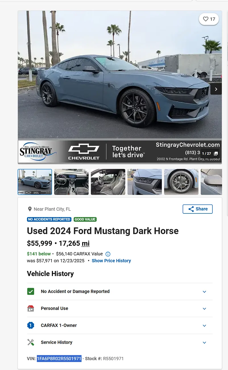 S650 Mustang Resale value is sad, anyone know why? Screenshot 2026-02-09 100600