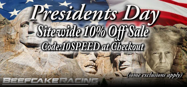 S650 Mustang Presidents Day Sale Is Live At Beefcake Racing! presidents-day-sale-10off-code-10speed-beefcake-racing