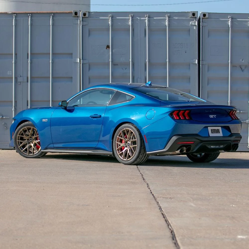 S650 Mustang 2024 Mustang GT on Bronze SVE Drift Wheels sve-mustang-drift-wheel-petlas-tire-kit-19x9-5-satin-bronze-24-25_13c4db34