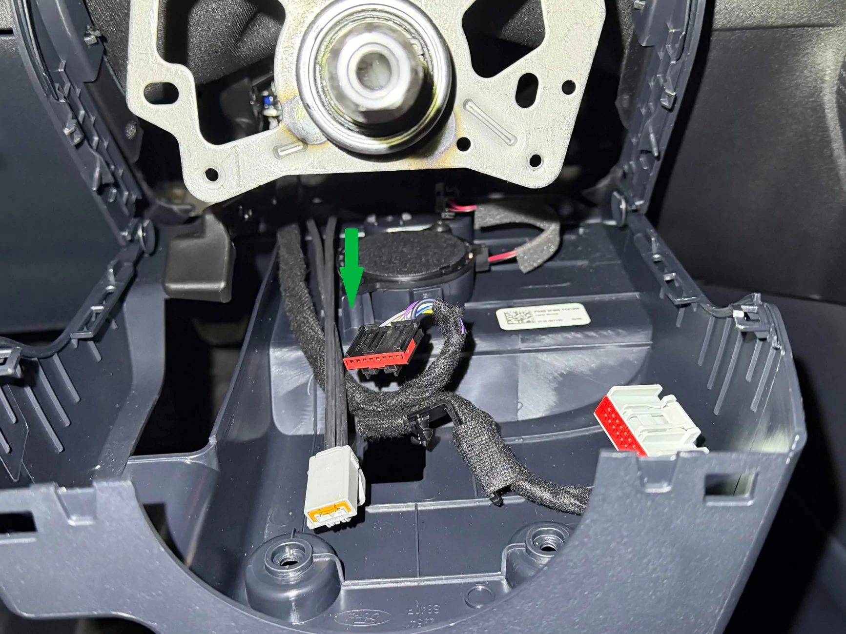 Wire out of steering column.webp