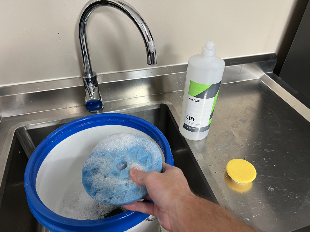 S650 Mustang How to Clean Polishing Pads - The Easy Way IMG-7235