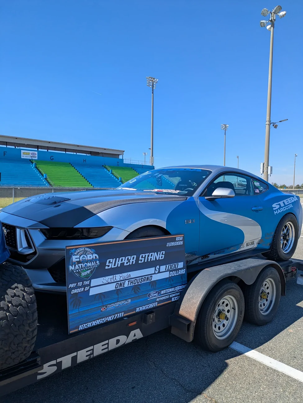 S650 Mustang Steeda Silver Bullet 2.0 takes home the victory in Super Stang at Spring Break Ford Nationals!! 1772505000875-m4