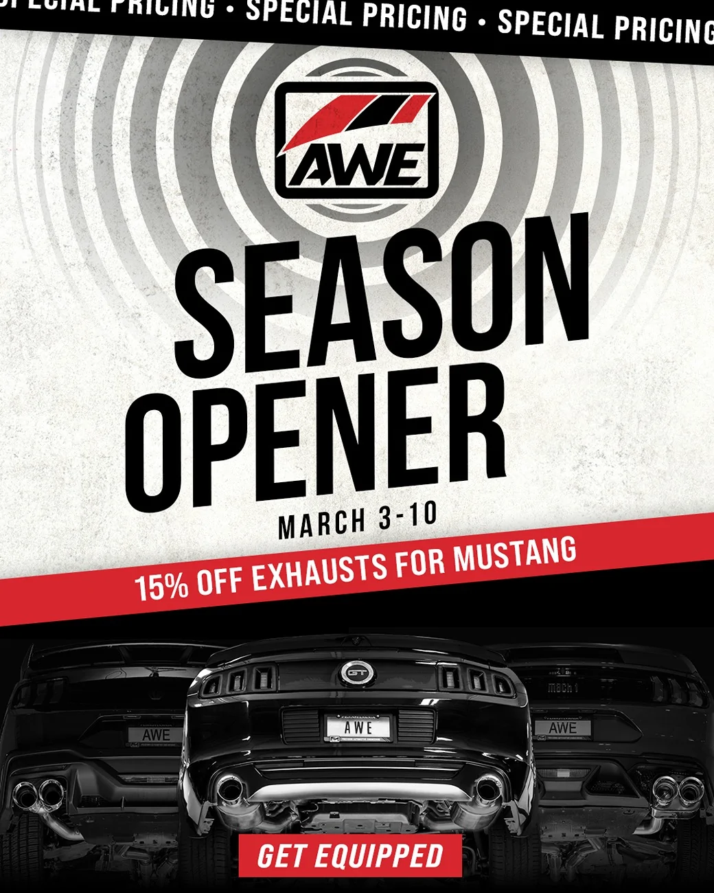 S650 Mustang AWE Season Opener - Special Pricing is LIVE CTA_Mustang
