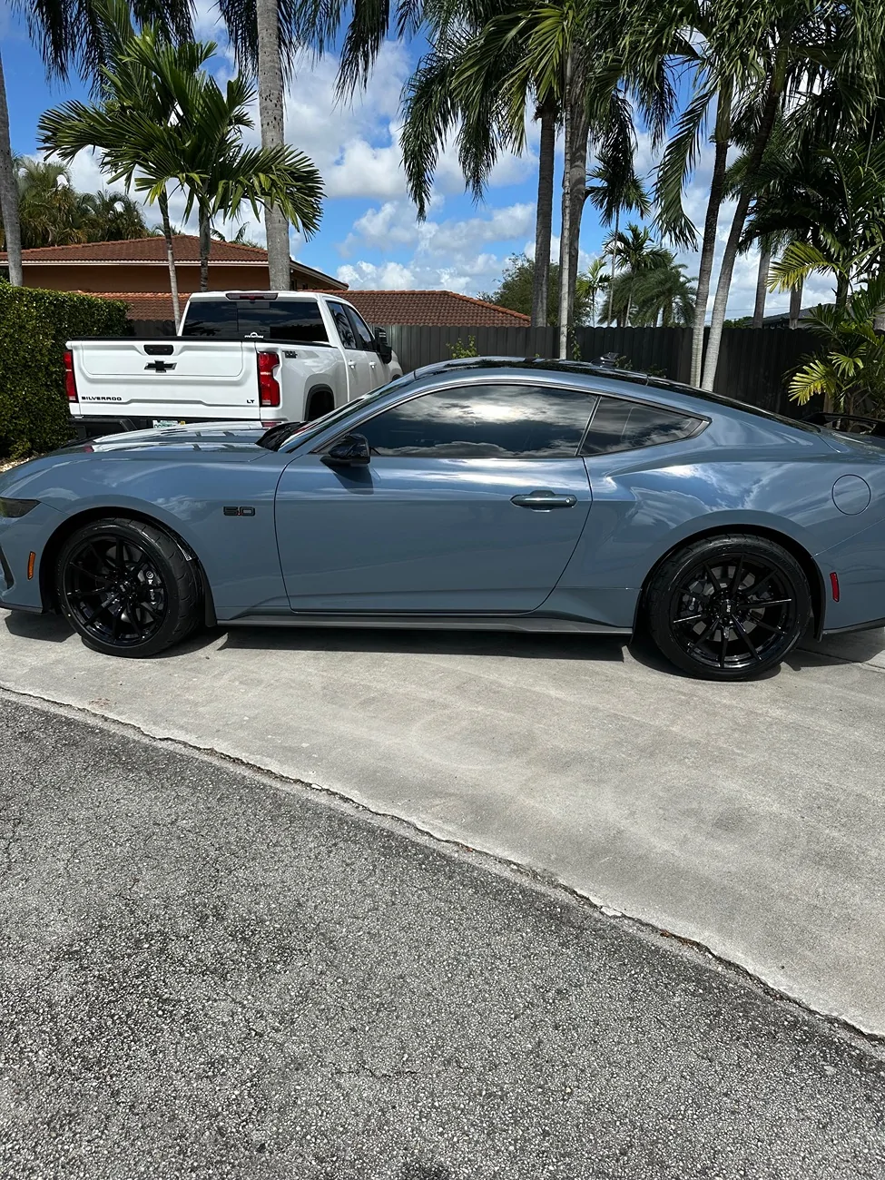 S650 Mustang Grabber Blue S650 On Black SVE SP2 Wheels IMG_6238