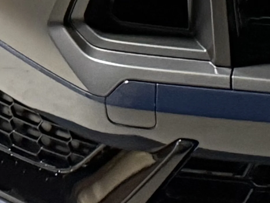 S650 Mustang Front Bumper Tow Hook Cover removal. IMG_1221