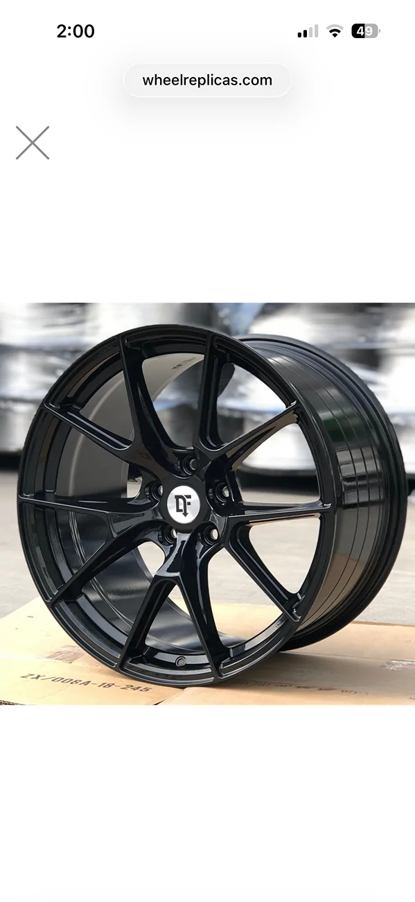 S650 Mustang $800 New in Box DF5V Blk 19x10 Square Wheels IMG_9743