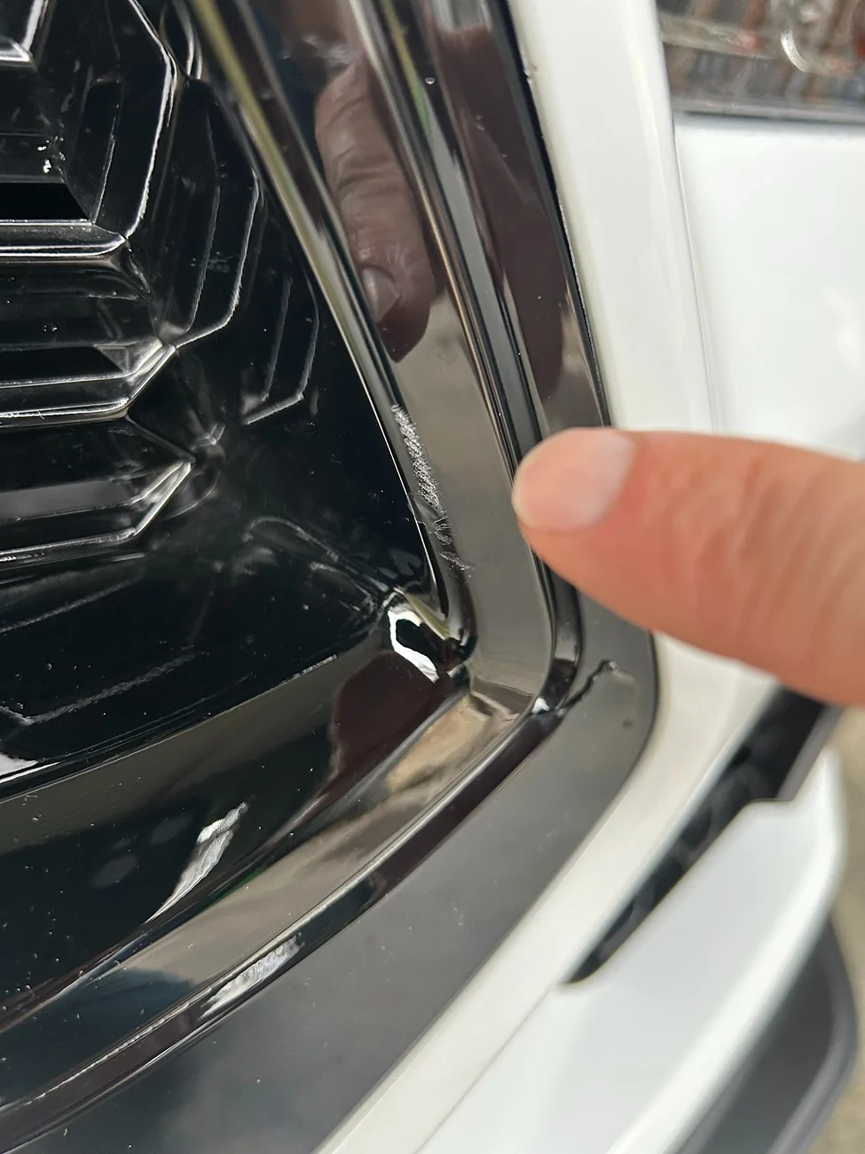 S650 Mustang Grille Damage from Factory? IMG_5542