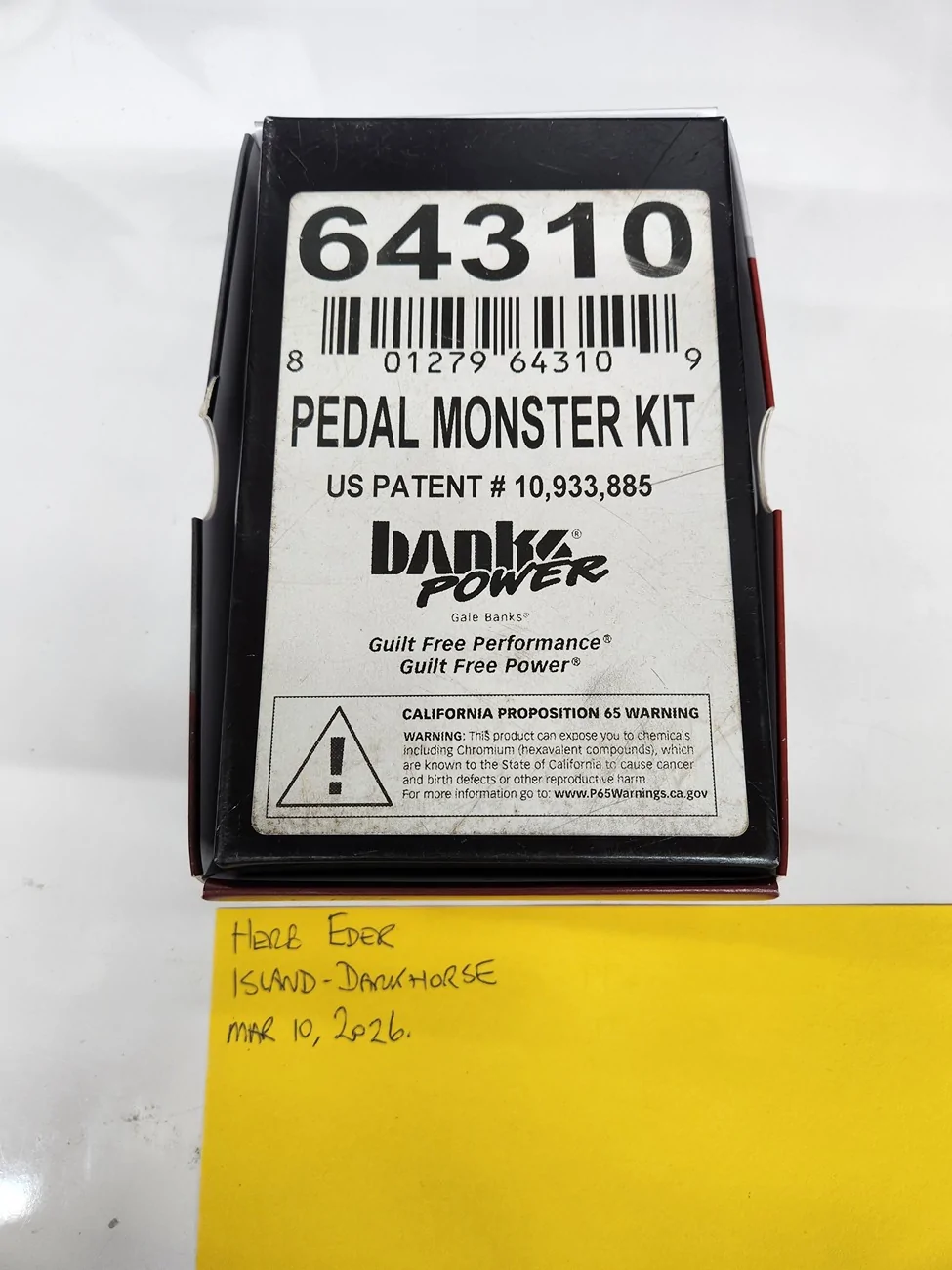 S650 Mustang BANKS PEDAL COMMANDER - #64310 20260310_170152
