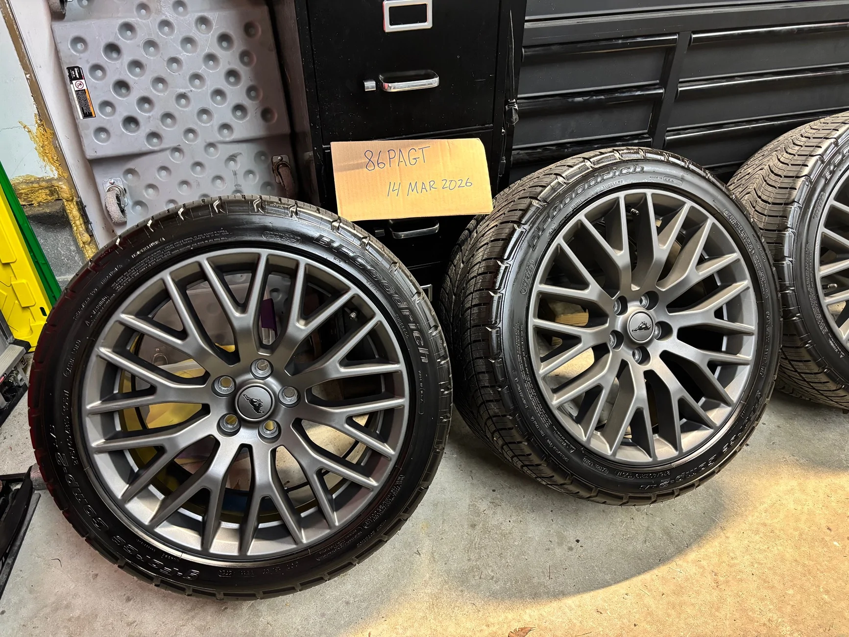 S650 Mustang 2015-23 PP1 Wheels and tires Pickup only IMG_4173