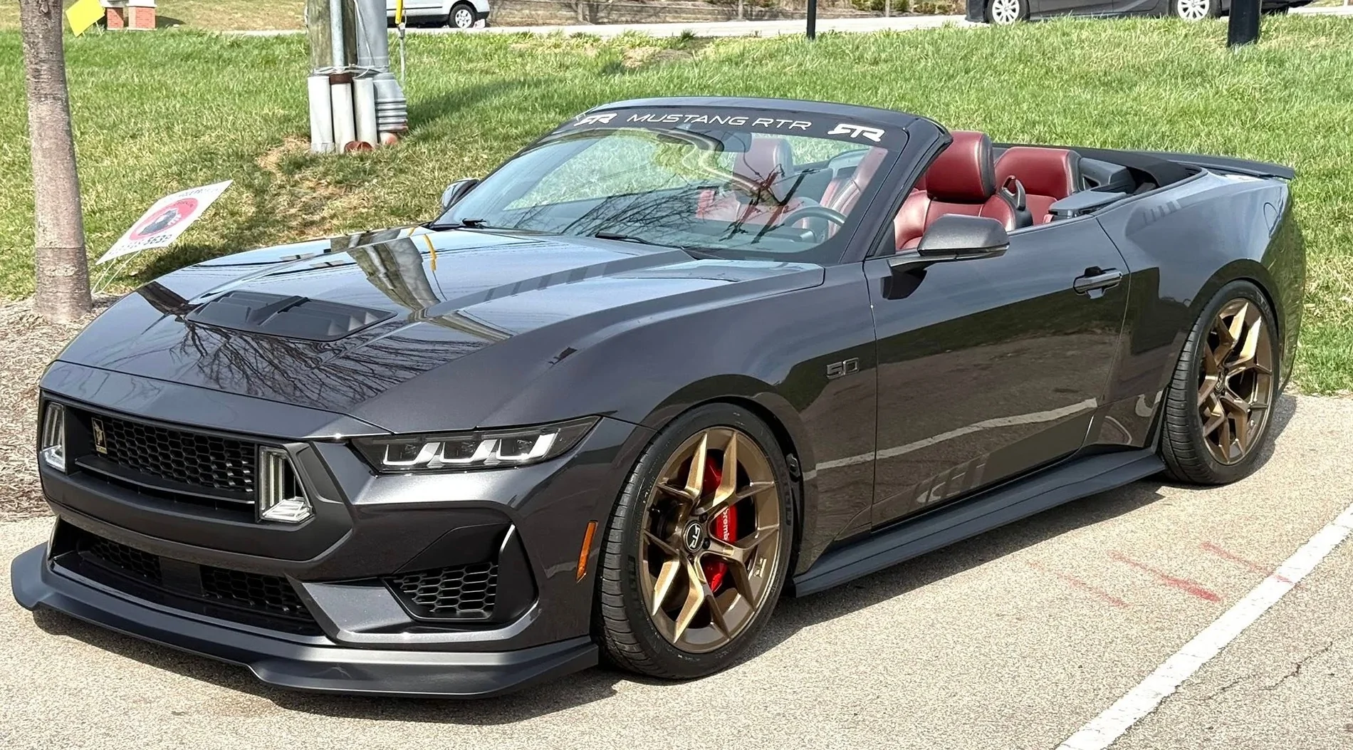 S650 Mustang Official DARK MATTER GRAY Mustang S650 Thread side shot 2024 Mustang