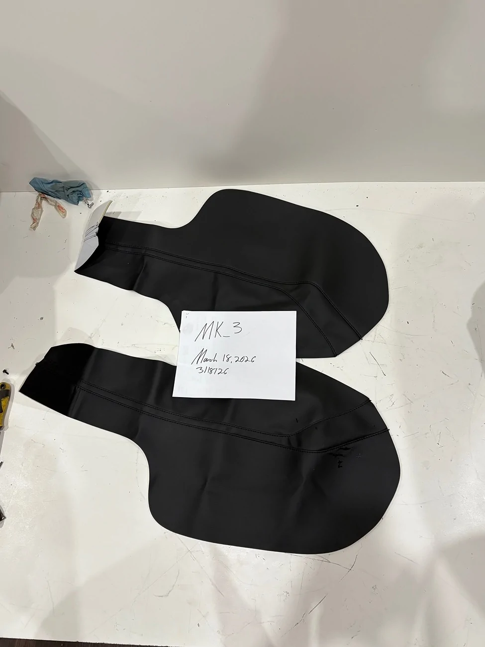 S650 Mustang Recaro Seat Set +Rear seat COVERS and leather door inserts IMG_0034