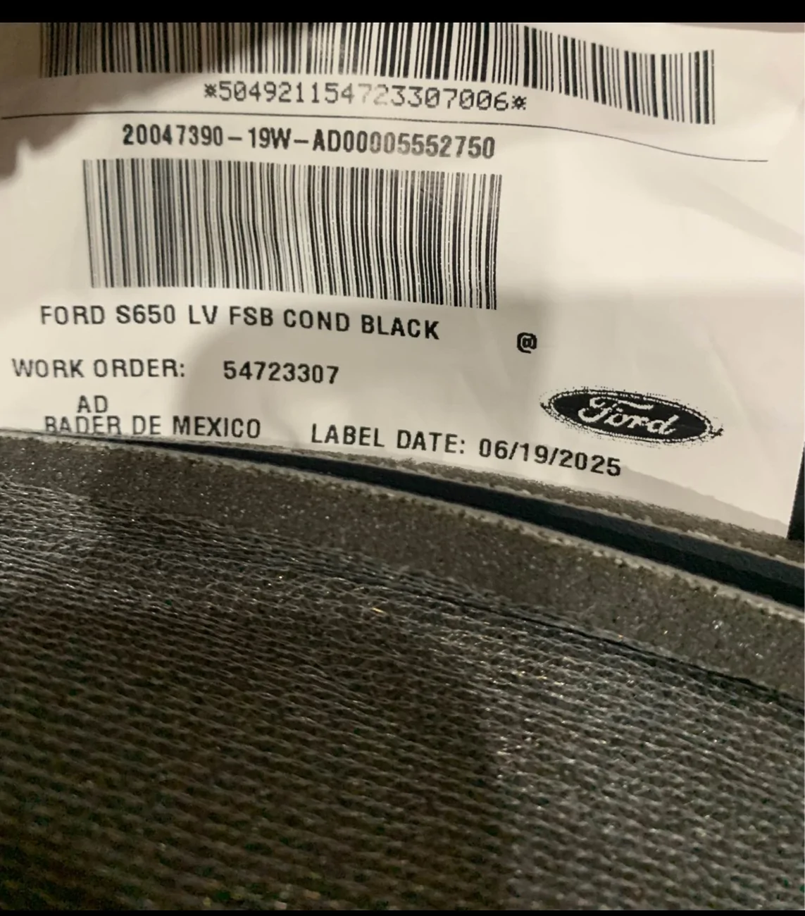 S650 Mustang Recaro Seat Set +Rear seat COVERS and leather door inserts IMG_0036