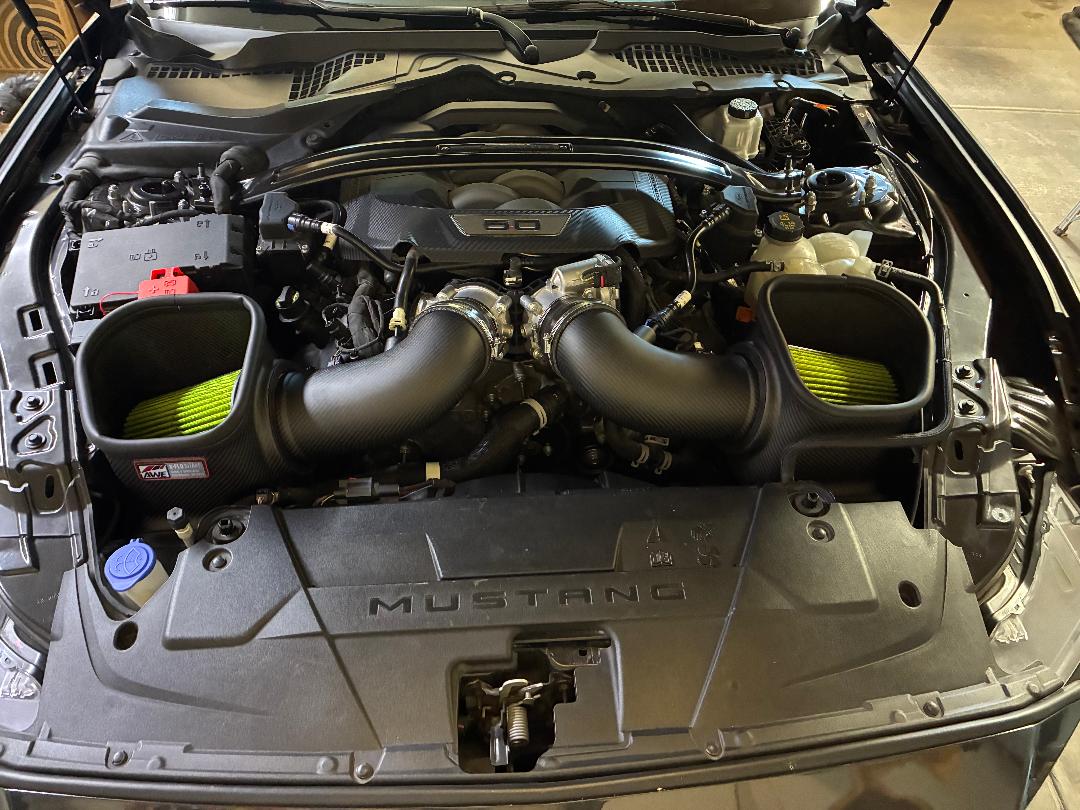 S650 Mustang [Now Available] AWE S-FLO Carbon Intake for 5.0L S650 Mustang GT & Dark Horse Intake 4