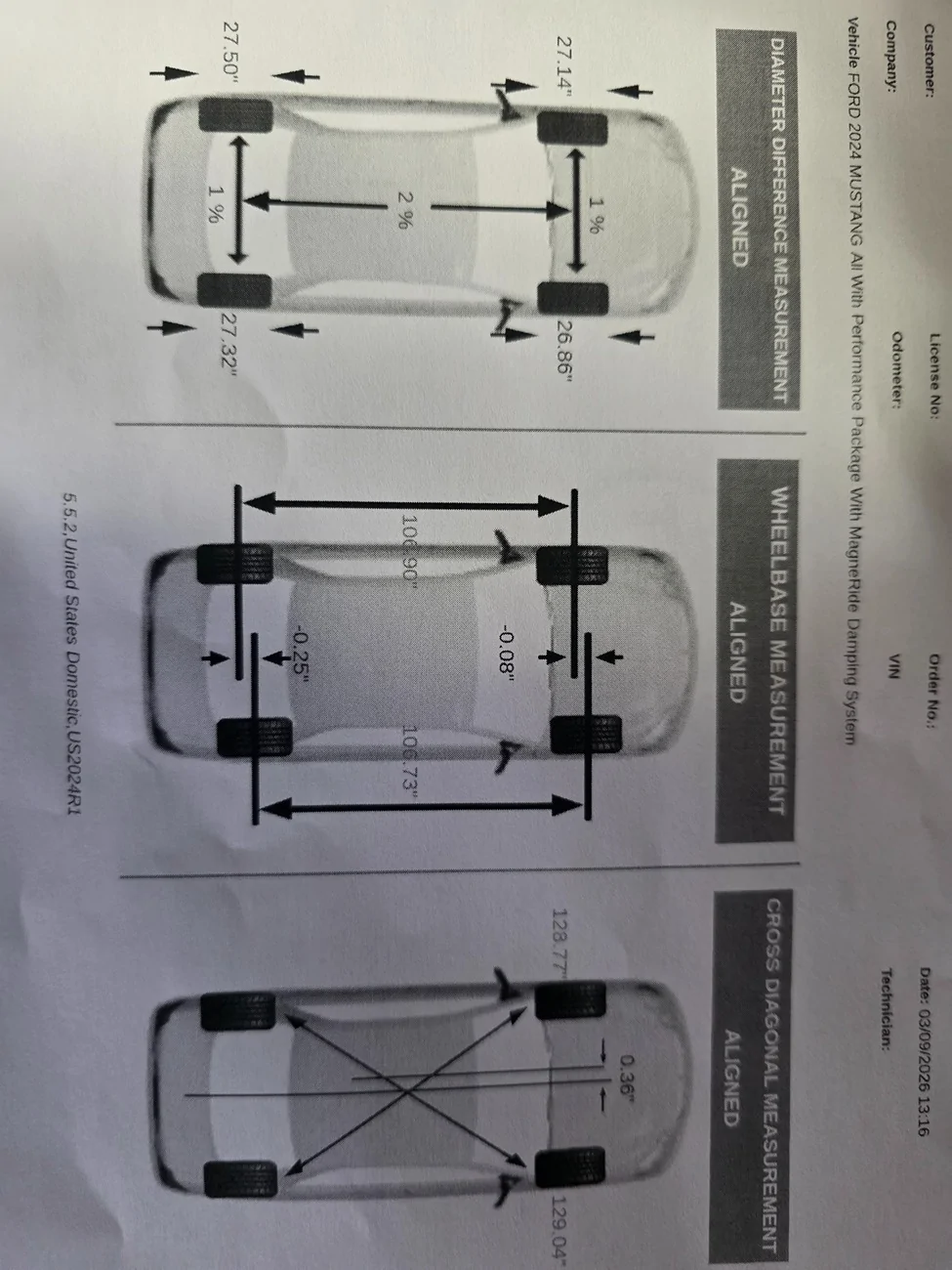 S650 Mustang Alignment info that I have never received 20260309_173957
