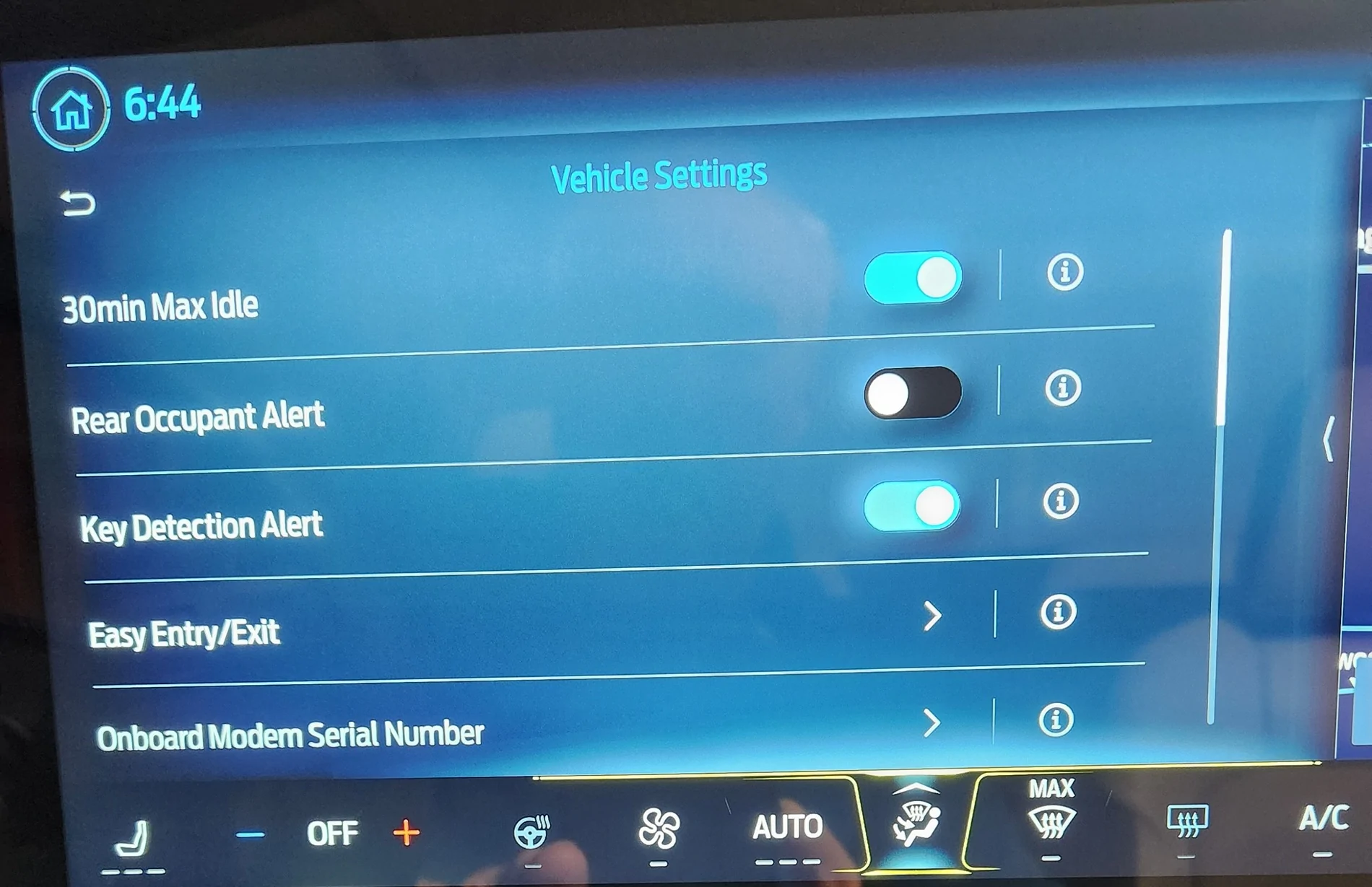 S650 Mustang Alarm System Issue screen 1
