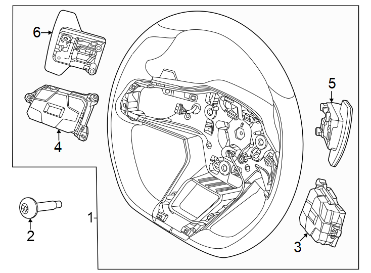 S650 Mustang Add paddle shifters - theory JC24425
