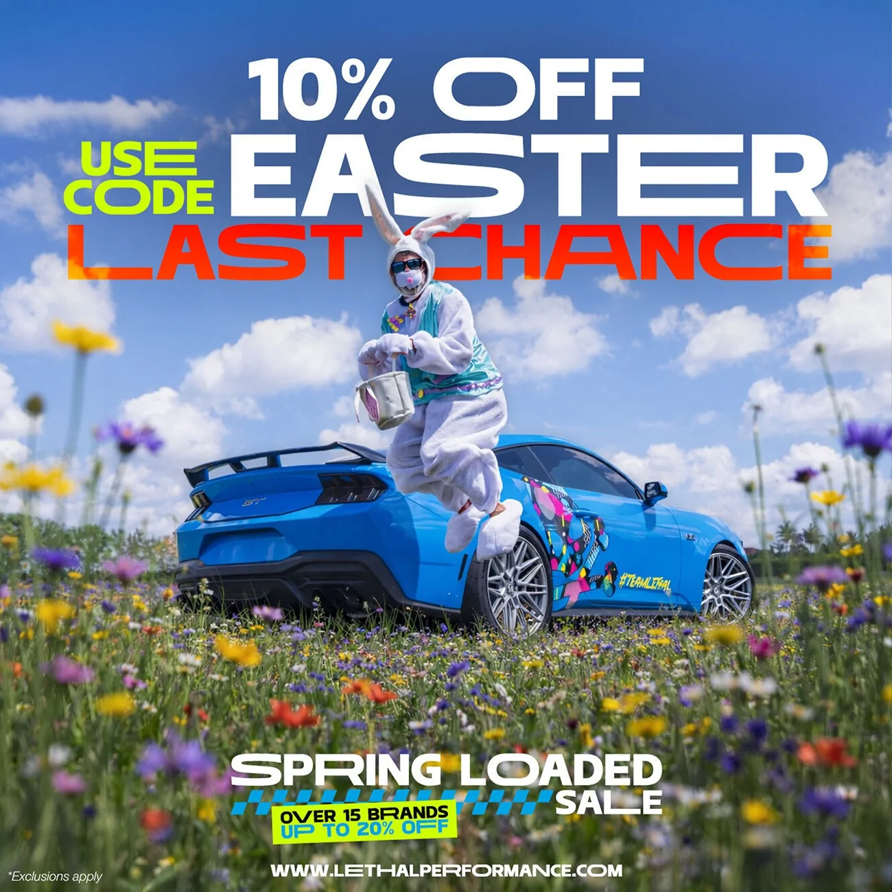 S650 Mustang LETHAL PERFORMANCE EASTER SITEWIDE SALE IS LIVE! easter_last_chanc