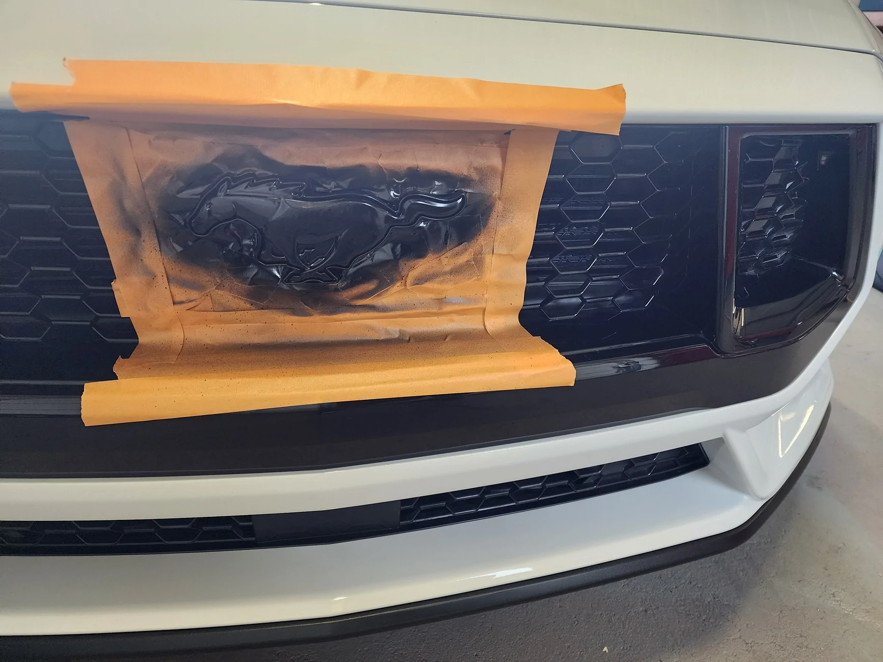 S650 Mustang Painting pony emblem on front grille 1000021523