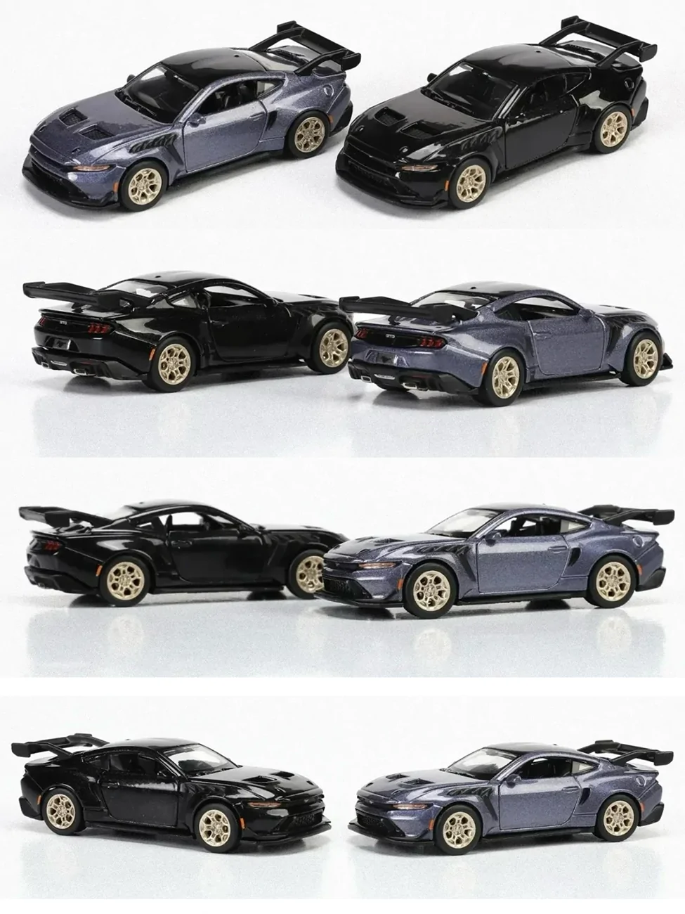 S650 Mustang First S650 2024 Ford Mustang Diecast! 1/18 Dark Horse in Carbonized Gray 1775529151163-w2