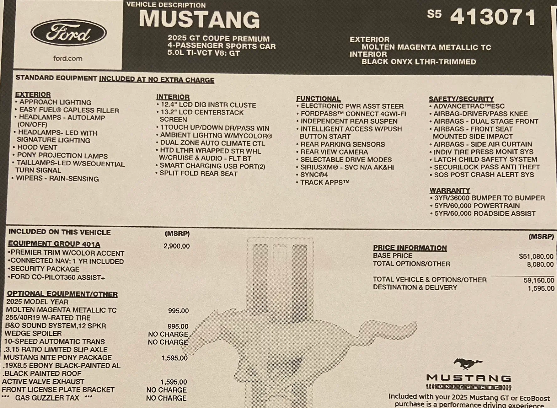 S650 Mustang Is my Mustang missing features/packages it's supposed to have? Screenshot 2026-04-09 at 6.57.35 PM