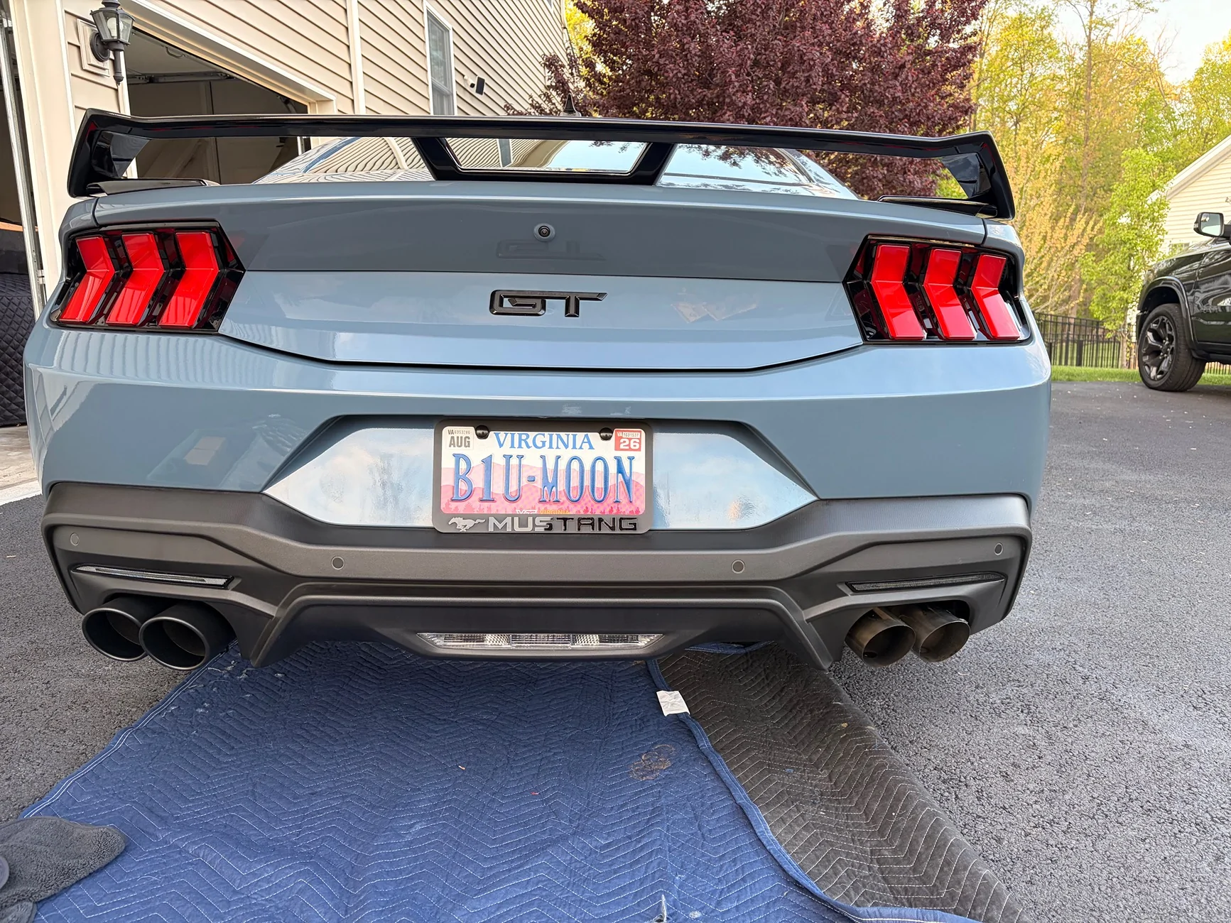 S650 Mustang Black Tips (Bolt-on Covers) for Active Exhaust Mustang IMG_2115